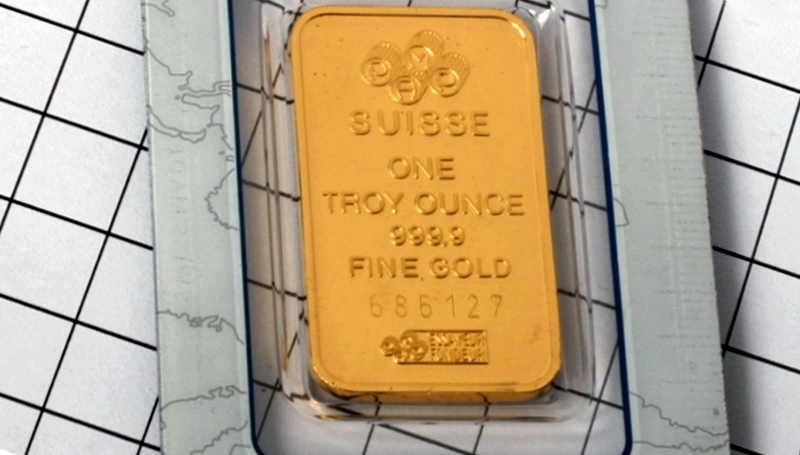 troy ounce of gold